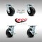 Service Caster 5 Inch SS Polyolefin Caster Set with Ball Bearings 2 Swivel Lock 2 Brake SCC SCC-SS30S520-POB-BSL-2-TLB-2 - alternate 7